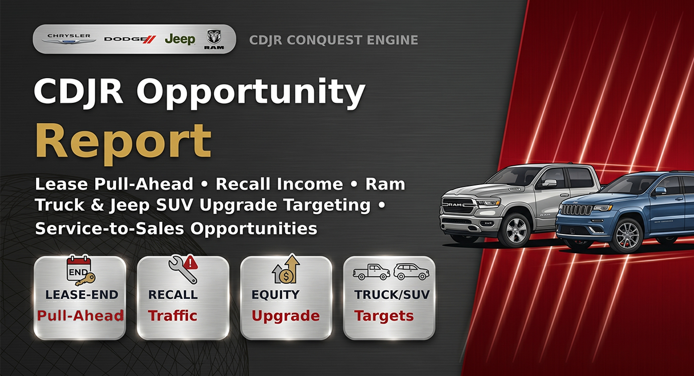 CDJR Lease Pull-Ahead and Recall Income report graphic