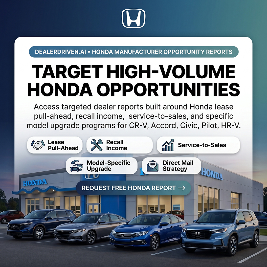 Honda dealership opportunity report
