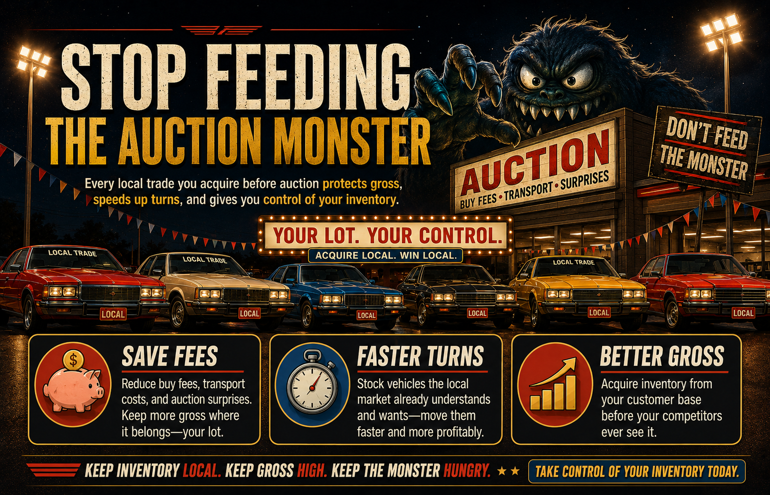 Auction avoidance report graphic