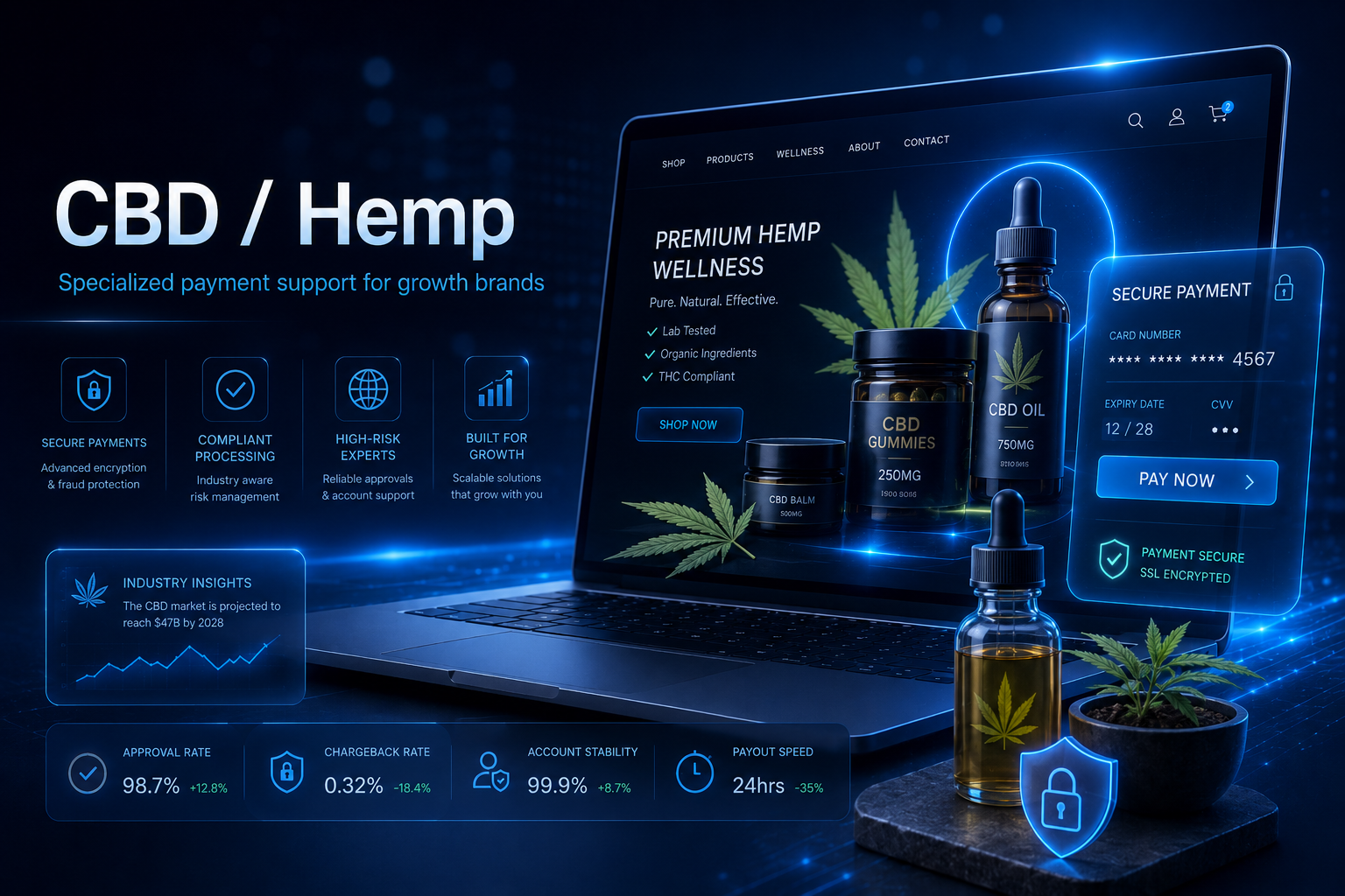 CBD / Hemp merchant services