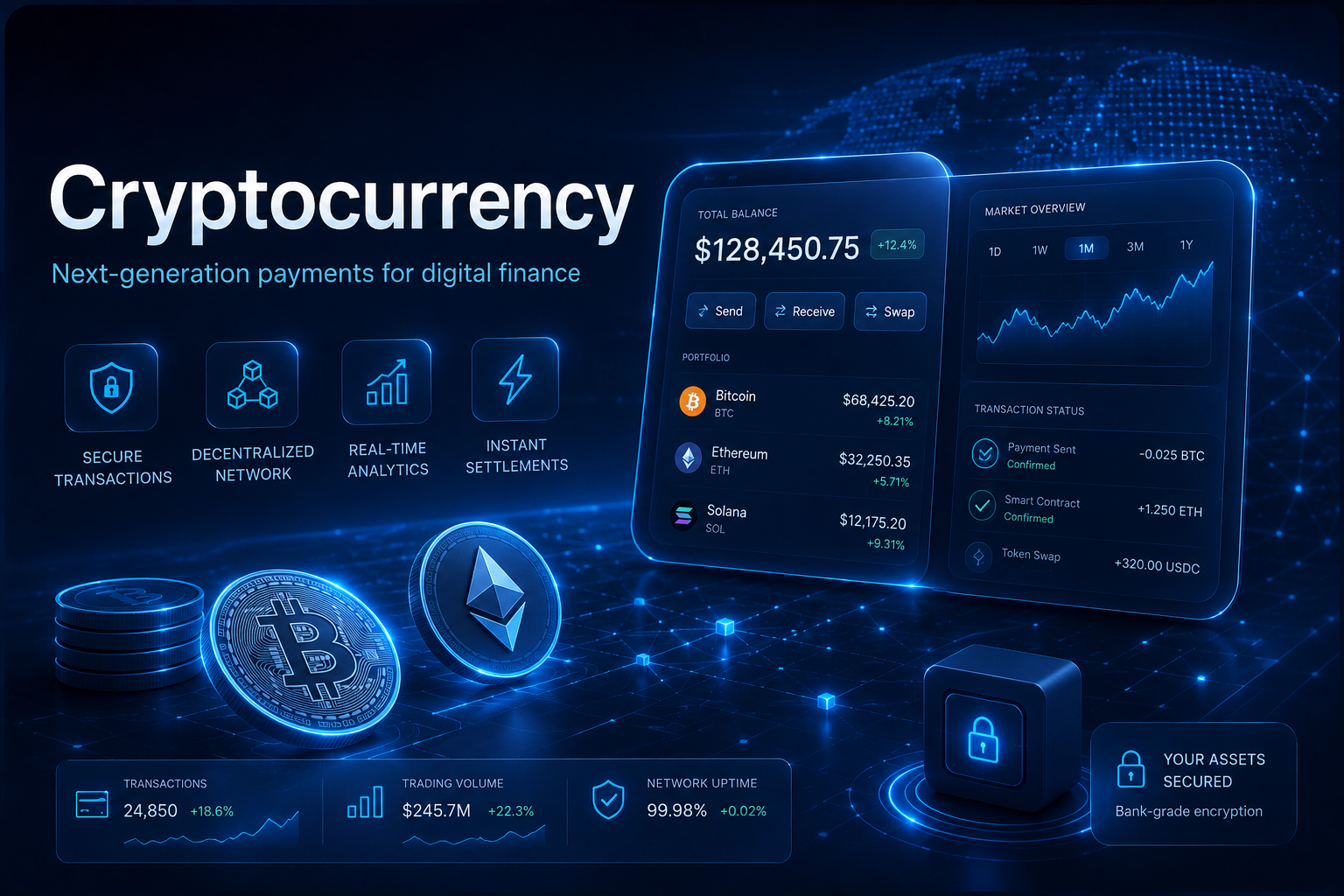Cryptocurrency merchant services