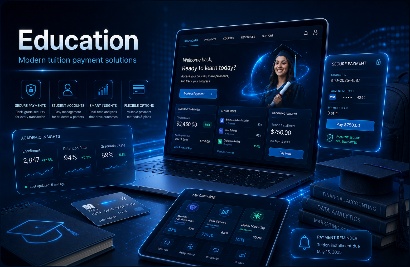 Education merchant services