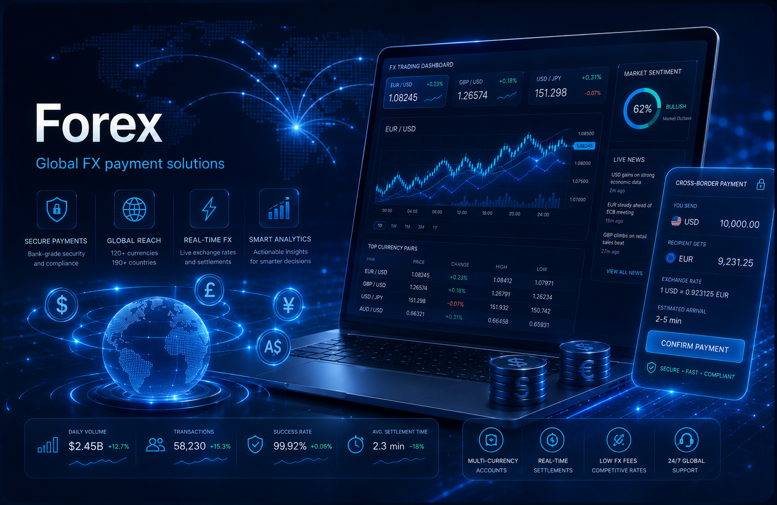 Forex / FX merchant services