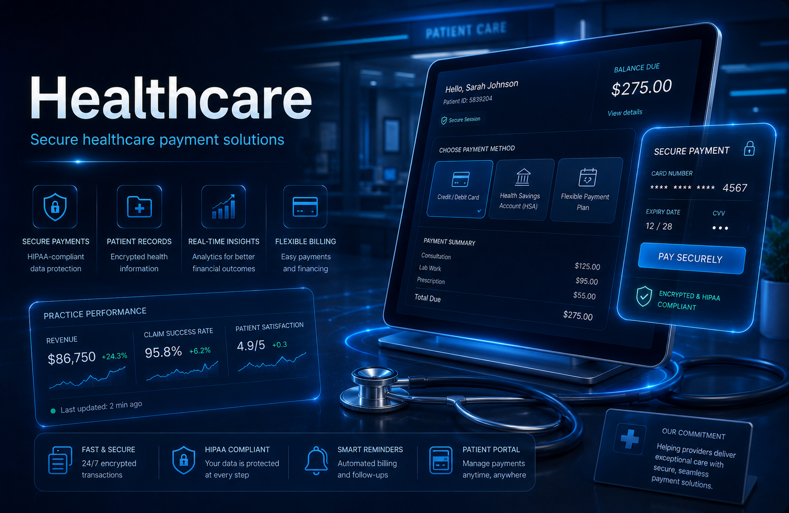 Healthcare merchant services