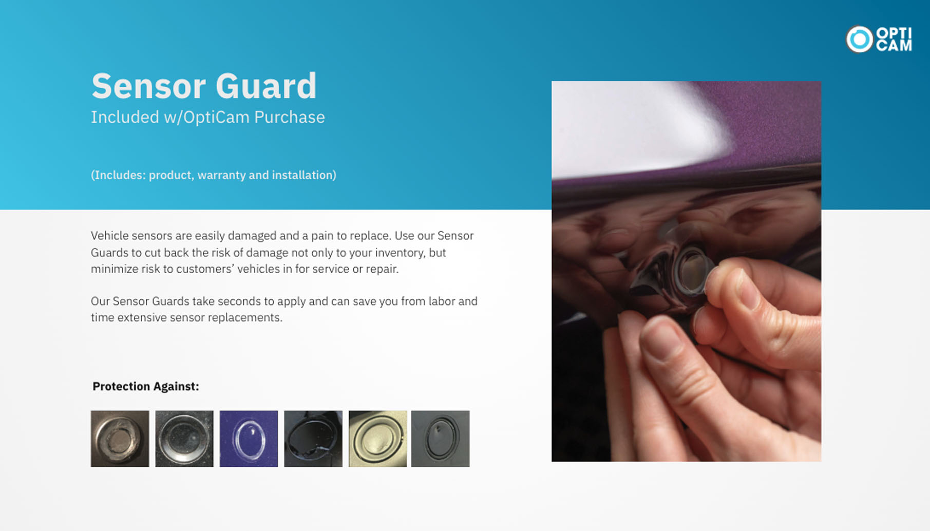 OptiCam Lens System - Sensor Guards