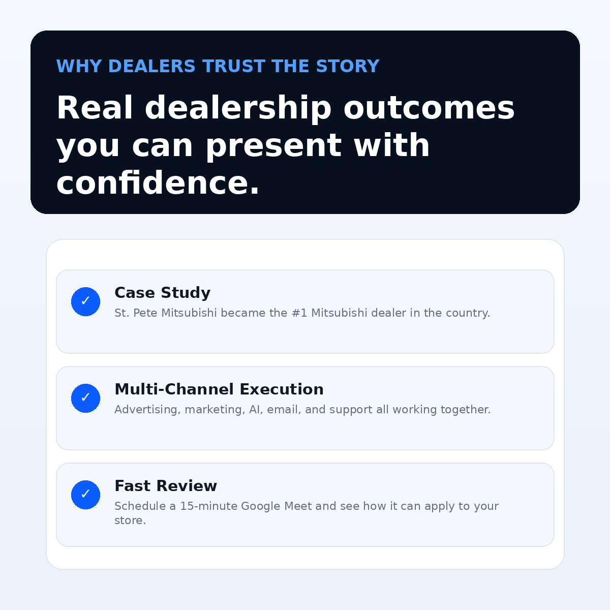 DealerDriven.ai testimonial proof card
