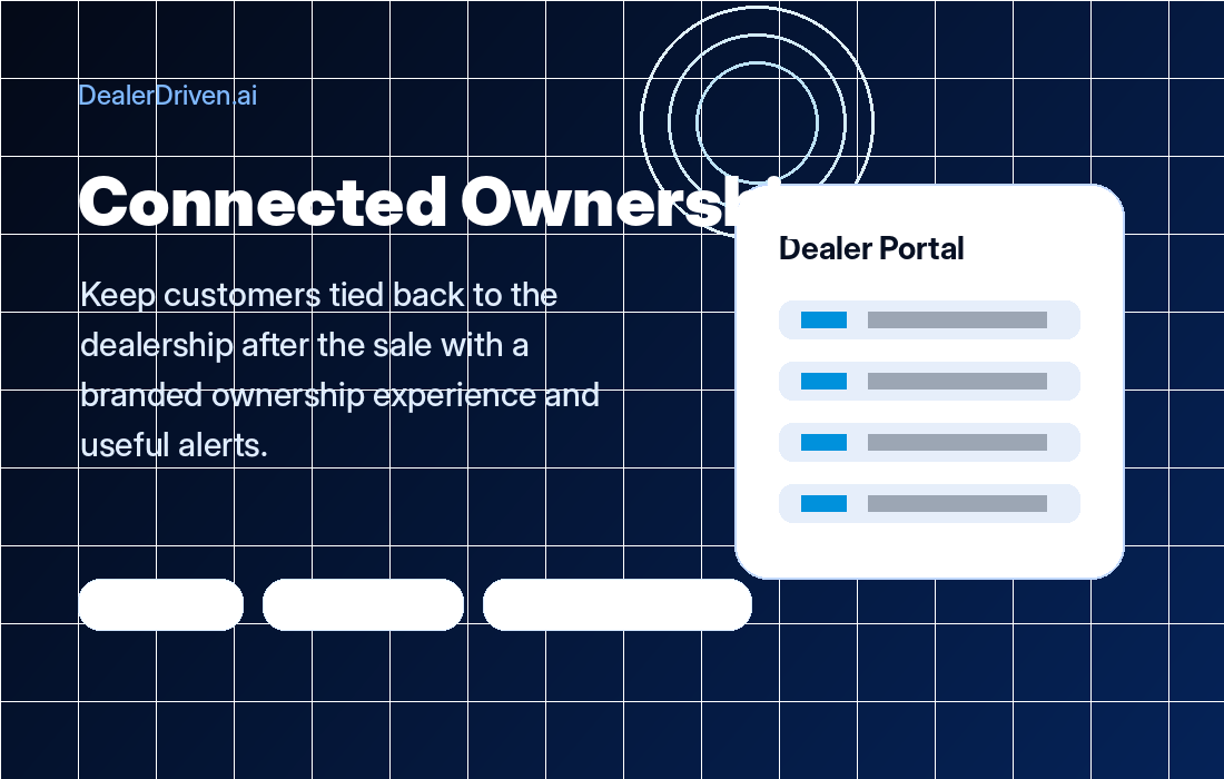 Dealer branded connected ownership
